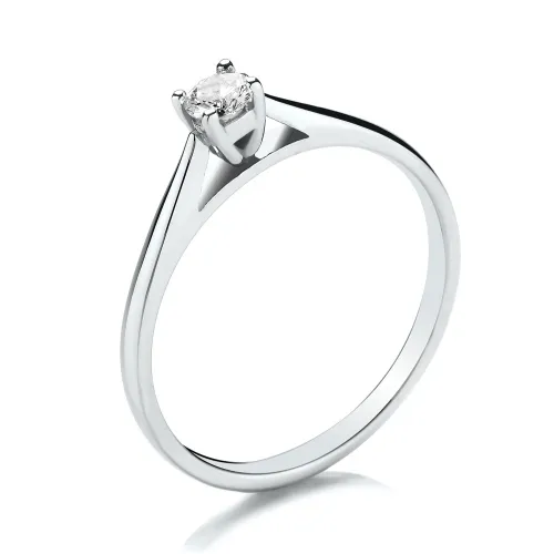 0.15ct Solitaire Diamond Ring